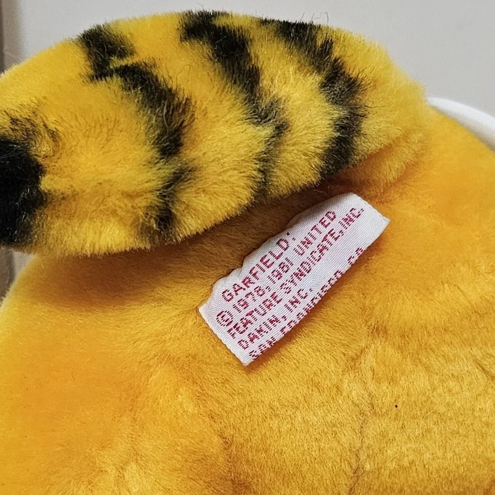 Dakin Garfield Plush Stuck On You  Stuffed Animal 1978-1981 Vtg Tags
